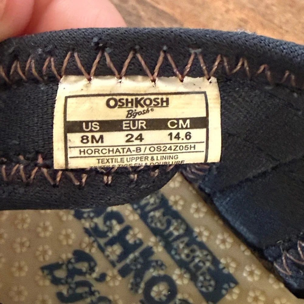 OshKosh B'gosh Washable Sport Toddler Sandals Hook Loop Multicolor Size 8M
